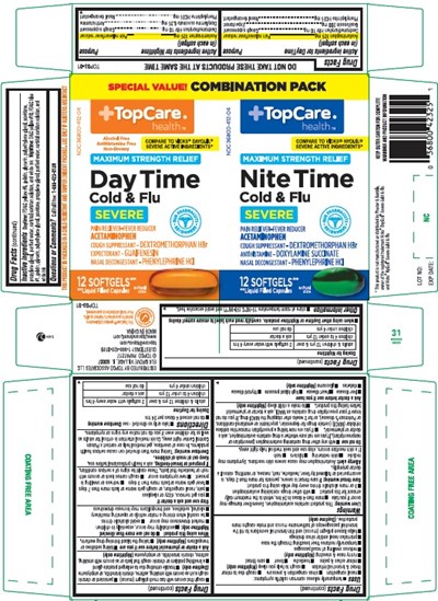 Topcare Day And Nighttime Cold   Flu 24ct